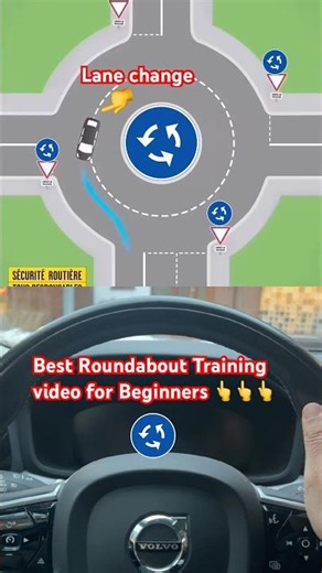 90% gör detta FEL i rondellen 😱 #rondell #körkort #trafficrules