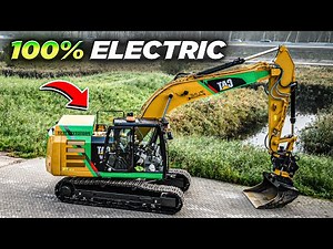 Caterpillar's All-Electric Excavator Is A Game Changer [300 kWh]