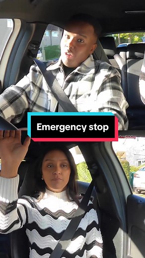 Safros Emergency Stop in Driving Test