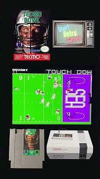 Tecmo Bowl (NES) - Gameplay #GamingShorts #Nostalgia #80s #90s #NES #NFL #Football