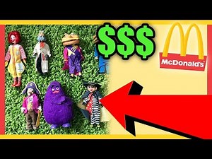 10 RARE MCDONALDS TOYS WORTH MONEY - COLLECTIBLE HAPPY MEAL TOYS