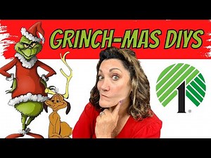 DOLLAR TREE Christmas DIY Crafts Inspired By The Grinch