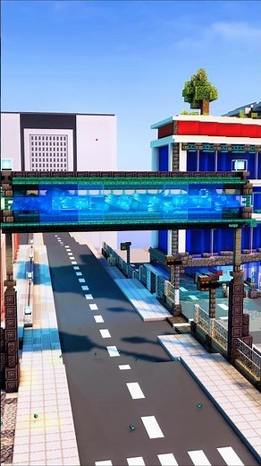 Minecraft: Glow Squid Neon Billboard Build #minecraft #shorts