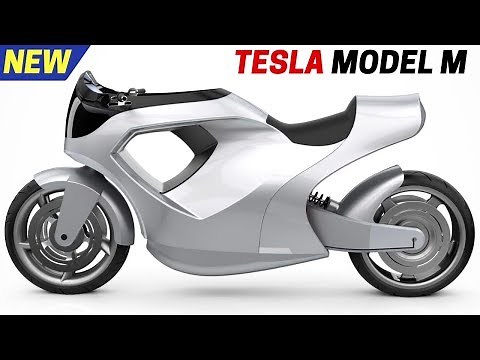 NEW Tesla Electric Motorcycle Tesla Model M Appeared in USA