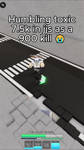 Your usual 1s in jjs 😭 #jujutsushenanigans #roblox #jujutsukaisen #fyp #recommendations