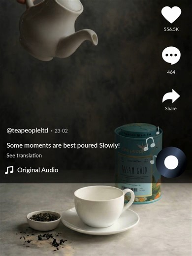 In a world that moves fast, some moments are best poured slowly ☕ Let tea bring calm back into your day. #TeaPeopleMoments #TeaTime #SlowDown #TeaComfort #SipWithPurpose #MindfulDrinking #LuxuryTea #TeaRituals #FromLeafToCup