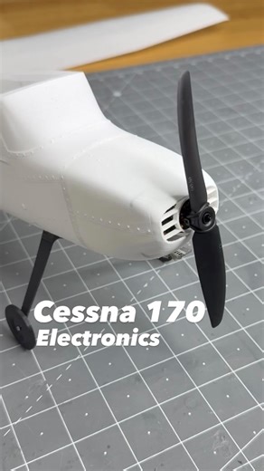 Troy McMillan | Total weight of all electronics in this airplane is ONLY 20.2g!! Insanely lightweight. I used LWPLA for this 3D printed Cessna 170 as well.... | Instagram