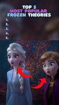 ❄️Top 5 most POPULAR Frozen theories! #frozen #frozen2 #theories #shorts