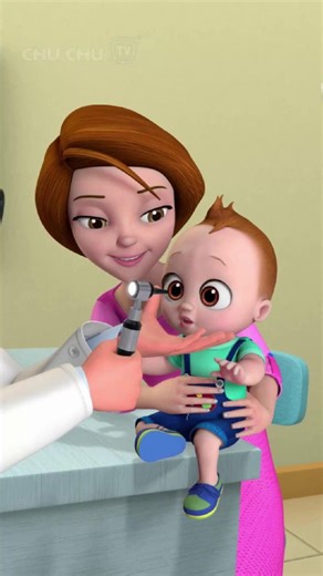 Baby Taku is a bit scared of the doctor 👩‍⚕️💉 Can he be brave for his check-up? 💙 #ChuChuTV #BabyTaku #Jumblikans #DoctorVisit #ToddlerLife #LearningBravery” | ChuChu TV Kids Songs & Stories