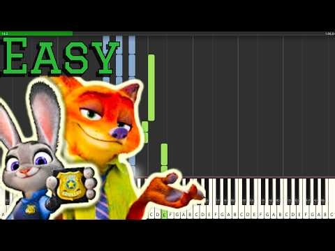 try Everything Easy to [play zootopia piano tutorial]