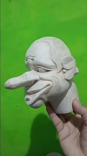 Kepala Wayang Golek Dewala Model Pinokio, Petruk, Udel, Dawala #dewala #petruk #wayanggolek #budaya