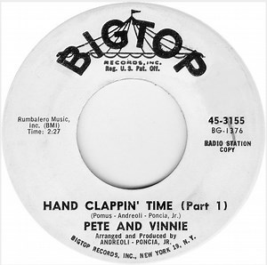 Pete And Vinnie - Hand Clappin' Time (Part 1) / Hand Clappin' Time (Part 2)