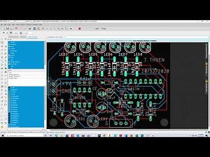 Double Sided PCB Routing in Eagle