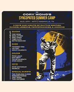 join me, matteo mancuso, mark lettieri, nate smith, joe dart, theo katman & many more incredible instructors for 4 days & nights of clinics, lessons, performances & jammin' in nashville! | Cory Wong