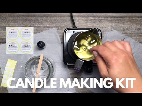 Candle Making Kit with Electronic Hot Plate for Beginners, Adults, and Kids