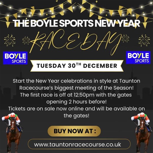 Gates open at 10:50am, Car Parks open from 10:30am. Please arrive early to avoid the queues..... #tauntonracing | Taunton Racecourse