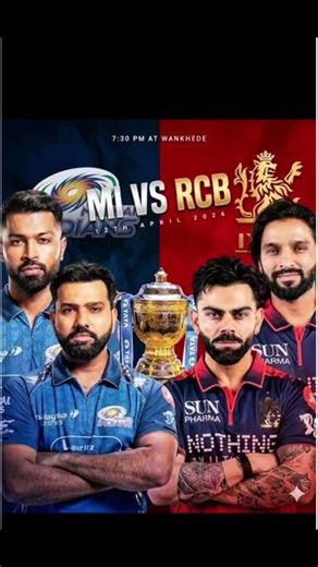 rcb vs mi ipl rivalry match #edit