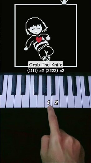 Grab The knife 🔪 (Battle) | Easy Piano Tutorial #viral #shorts