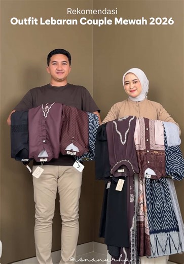 Daripada kalian masih bingung Lebaran mau pake baju couple apa, nih aku kasih insipirasi outfitnyaaaa Detail Outfit klik l! nk di bi• cari sesuai dengan nomor Outfit 1 • Baju couple - l! nk n0. 019B Outfit 2 • ⁠Baju couple - l! nk n0. 984A Outfit 3 • ⁠Tunik - l! nk n0. 005B • ⁠Kemeja - l! nk n0. 007B Outfit 4 • Baju coupel - l! nk n0. 918A Outfit 5 • ⁠Dress - l! nk n0. 997A • ⁠Kemeja - l! nk n0. 996A Outfit 6 • ⁠Baju couple - l! nk n0. 974A Outfit 7 • Baju couple - l! nk n0. 970A Outfit 8 • Baju