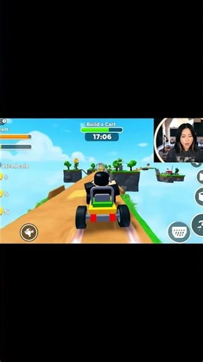 I Built The Fastest Cart in Roblox Build a Cart!! #roblox #shorts #robloxgames