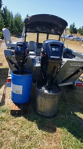 Video showing the 2018 KingFisher 1825 Falcon boat 2017 Mercury 90hp inline 4cyl EFI 4-stroke, 2017 Mercury 8hp twin cylinder 4-stroke, and 2018 EZ Loader galvanized trailer with foldable front for better storage space. The boat is 18ft 6in long, but they consider it a 19ft when you look it up. | Outboard Madness