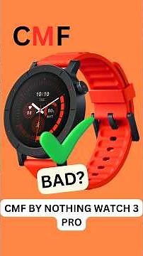 CMF by Nothing Watch 3 Pro Smartwatch Real Review – Good or Bad? 🔥 #CMF
