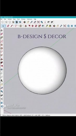 SketchUp Sphere in 2 Minutes