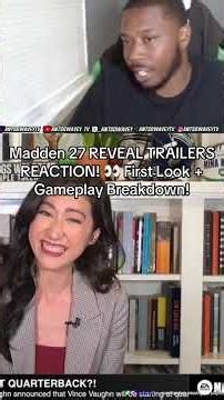 Madden 27 REVEAL TRAILERS REACTION! 👀 First Look + Gameplay Breakdown! #madden27 #cfb27