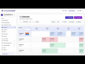 How to Assign Substitute Teachers in TimetableMaster | School Scheduling Software Tutorial