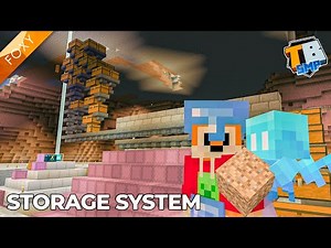 HUGE Storage System - Minecraft Truly Bedrock