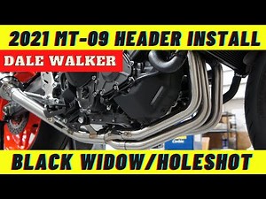 2021 Yamaha MT-09 Full Exhaust Install - Dale Walker