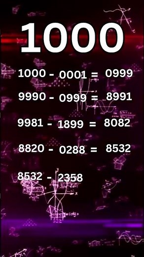 Kaprekar's Constant Explained | The 6174 Riddle | A Mathematical Mystery