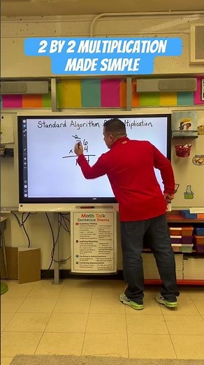 Stop struggling with 2-digit multiplication #teachersofyoutube #maths #multiplication