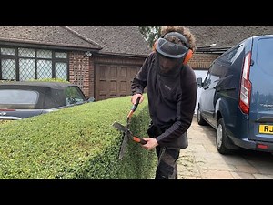 ⚡Satisfying Hedge Trimming Skills | ASMR Timelapse Cutting Box Hedge ⚡