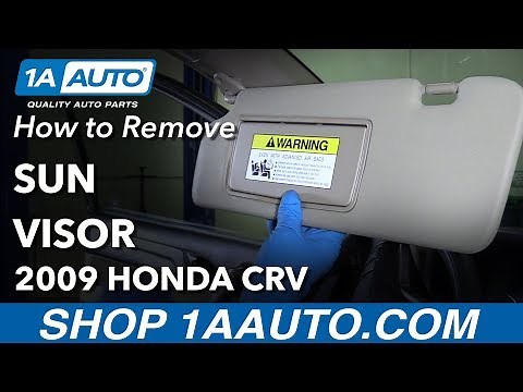 How to Replace Sun Visor 07-11 Honda CR-V