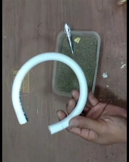 plastic pipe bending idea #short