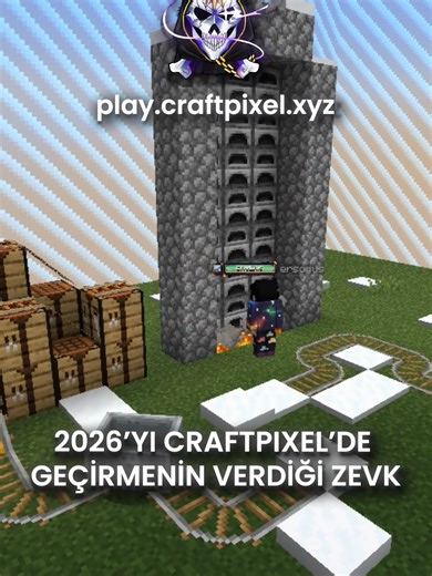 CraftPixel: Rekabetçi Skyblock Macerası Burada!