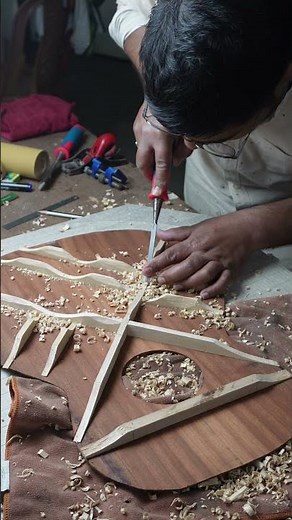Acoustic Guitar Bracing Shaping Process