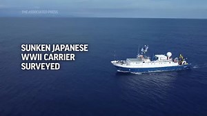 Sunken World War II Japanese aircraft carrier video surveyed for first time