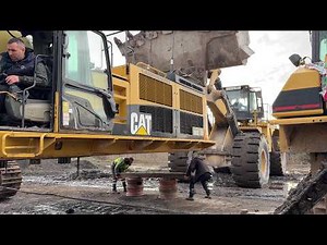 EXTREME 4K MEGA MACHINE REPAIR! Caterpillar 385C Swing Ring Replacement - Sotiriadis/Labrianidis