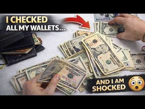I Checked Every Wallet I Own… This Is What I Found 💵 | Money ASMR