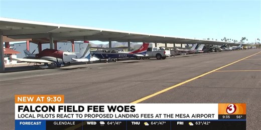 Pilots react to proposed landing fee at Mesa airport
