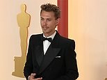 Austin Butler puts on a dapper display in a classic tuxedo at the 2023 Oscars