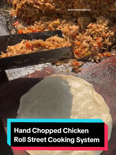 Inside India's Hand-Chopped Chicken Roll Cooking Process