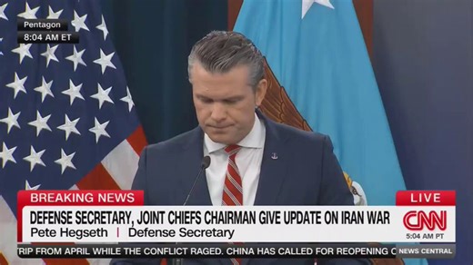 Hegseth: Iran is embarrassed. They said they control the strait. They do not.