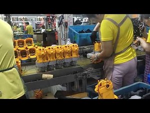 Assembly line workers are hard working