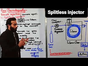 Part-2. Sample injection in GC | Splitlesa injector | Gas chromatography