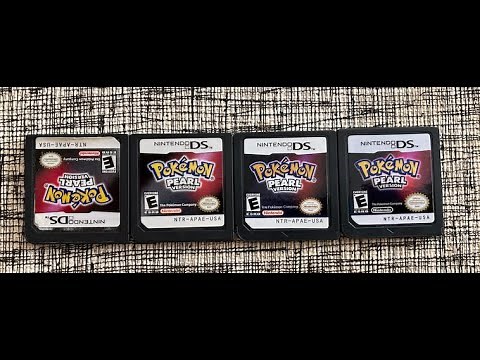 REAL Pokemon Pearl compared to FAKE Pokemon pearl: How to identify Fake Pokemon Games