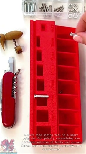 Bolt Size Gauge – Fast Size Sorting Tool #shorts #viral #tools