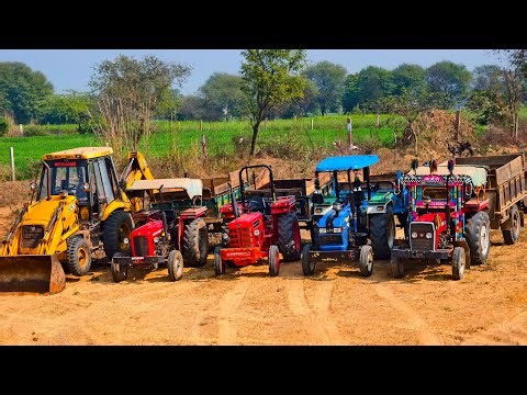 JCB 3dx Eco Machine Loading Mud Tractor Stuck New Mahindra 575 Eicher 380 Sonalika Kubota| Jcb Video